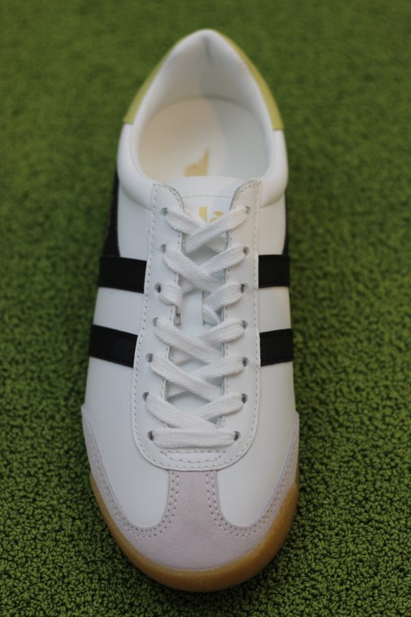 Women s Torpedo Sneaker - White Black Lemon on Sale