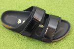 Women s Uji Hex Sandal - Black Black Hi Shine Leather Nubuck For Cheap