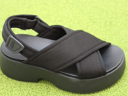 Women s Tasha X-cross Sandal - Black Fabric Online