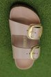 Women s Arizona Big Buckle Sandal - Beige Patent Leather Online Sale