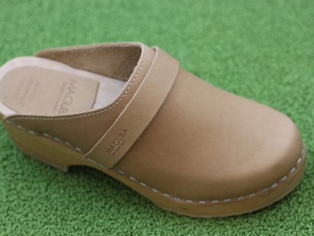 Women s Berkeley Clog - Light Tan Leather Sale