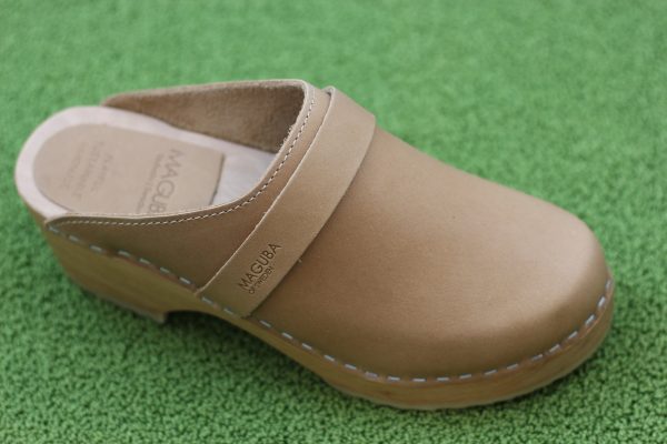 Women s Berkeley Clog - Light Tan Leather Sale