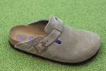 Women s Boston Clog - Taupe Suede For Sale