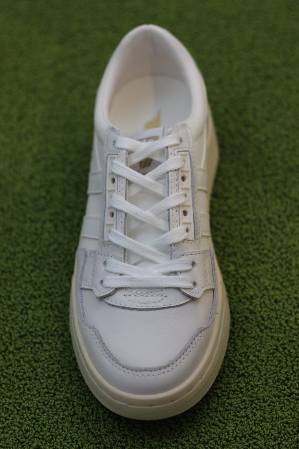 Women s Challenge Sneaker - White White Leather Discount