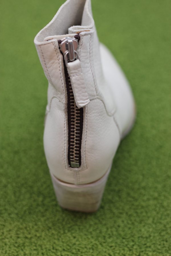 Womens 41401C Zip Boot - White Calf Online Hot Sale