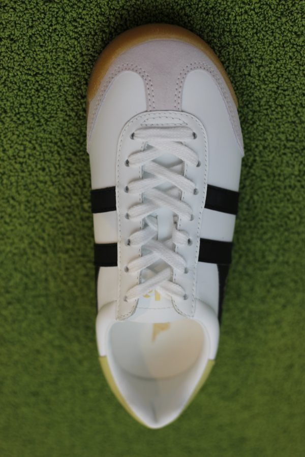 Women s Torpedo Sneaker - White Black Lemon on Sale