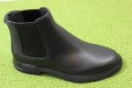 Womens Iman Chelsea Boot - Black Leather Fashion