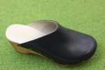 Women s Zorba Clog - Black Leather Online