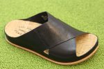 Women s Tutsi Cross Band Sandal - Black Leather Hot on Sale