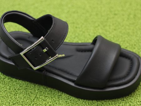 Women s Alda Strap Sandal - Black Leather Hot on Sale