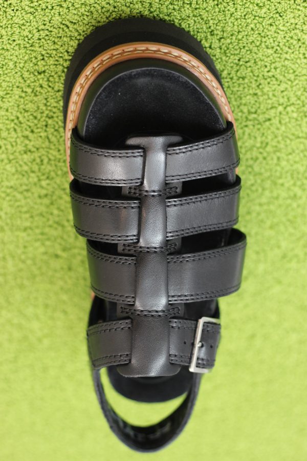 Women s Orianna Twist Sandal - Black Leather on Sale