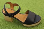 Women s Riviera Sandal - Black Leather Online Sale