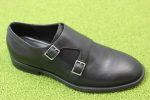 Womens Heidi Monkstrap- Black Leather Hot on Sale