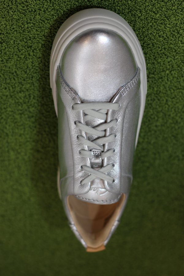 Women s Hollyhock Walk Sneaker- Silver Leather Online Sale