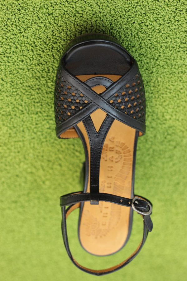 Women s Kegy Sandal - Black Leather For Discount