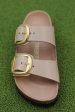 Women s Arizona Big Buckle Sandal - Beige Patent Leather Online Sale