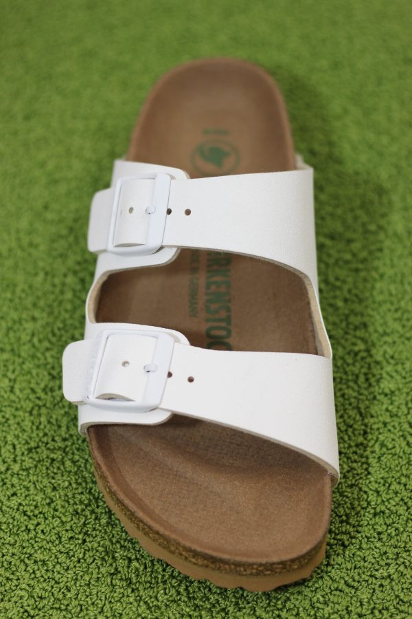 Women s Arizona Vegan Sandal - White Birko Flor Online now