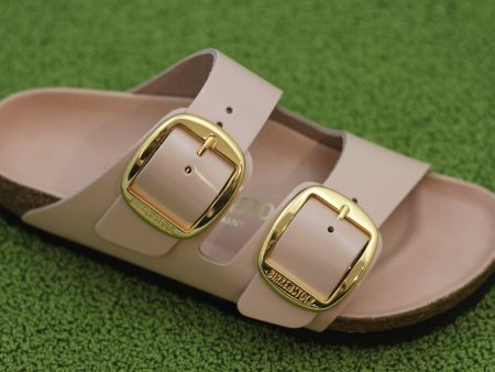 Women s Arizona Big Buckle Sandal - Beige Patent Leather Online Sale