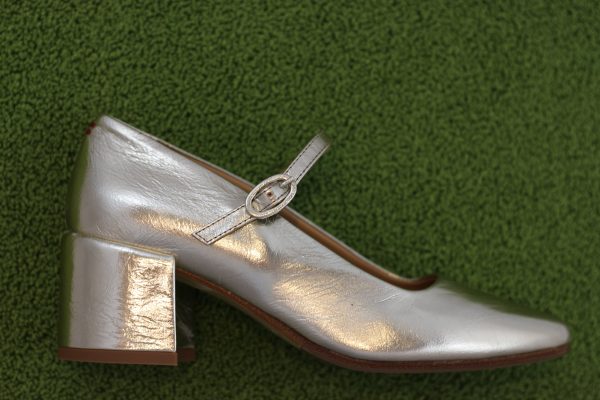 Women s Bart02 Mary Jane Pump - Platino Metallic Leather Online Sale