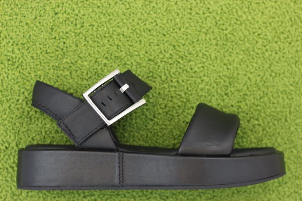 Women s Alda Strap Sandal - Black Leather Hot on Sale