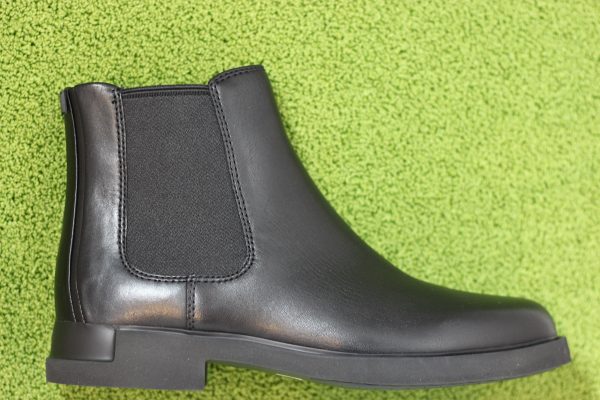 Womens Iman Chelsea Boot - Black Leather Fashion