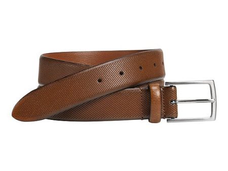 JOHNSTON&MURPHY Diagonal Embossed Belt Online Sale