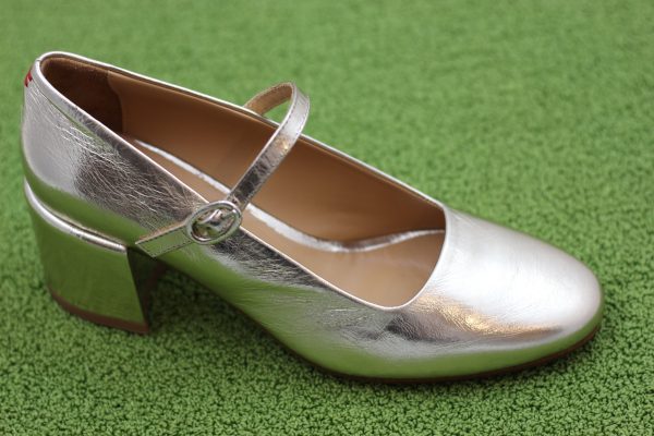 Women s Bart02 Mary Jane Pump - Platino Metallic Leather Online Sale