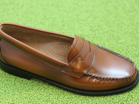 Women s Flat Strap Loafer - Cognac Leather Discount