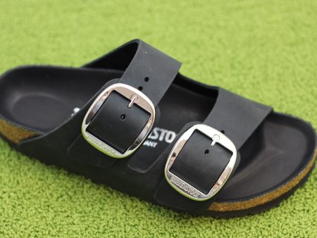 Women s Arizona Big Buckle Sandal - Black Leather Hot on Sale