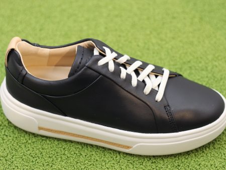 Women s Hollyhock Walk Sneaker- Black Leather For Discount