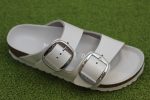 Women s Arizona Big Buckle Sandal - White Leather Online