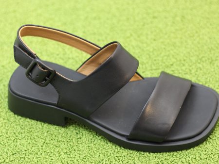 Women s Dana Sandal - Black Leather Online now