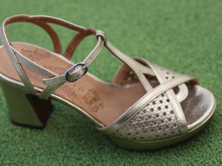 Women s Kegy Sandal - Champagne Leather For Cheap