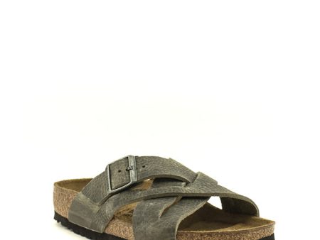 Birkenstock — Lugano Nubuck - Faded Khaki Regular Width For Cheap