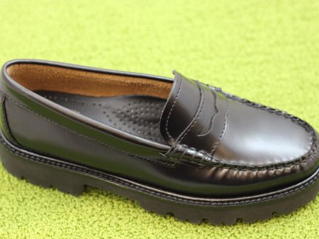 Women s Whitney Super Lug Loafer - Black Leather Cheap