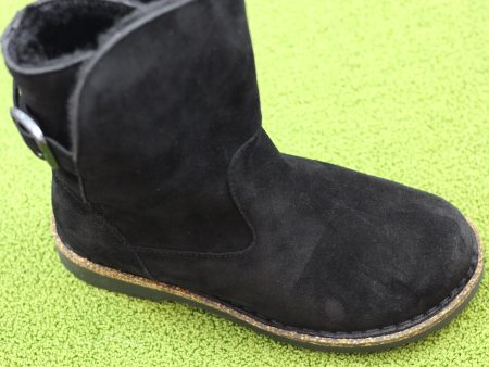 Women s Upsalla Boot - Black Suede Shearling For Cheap