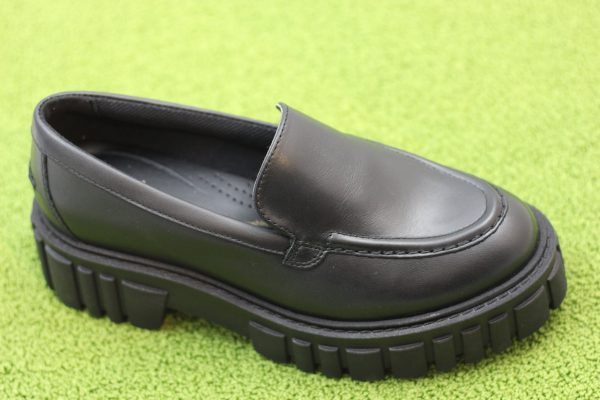 Women s Page Loafer - Black Leather Online now