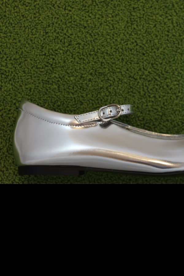 Women s Maya Mary Jane - Silver Leather Discount