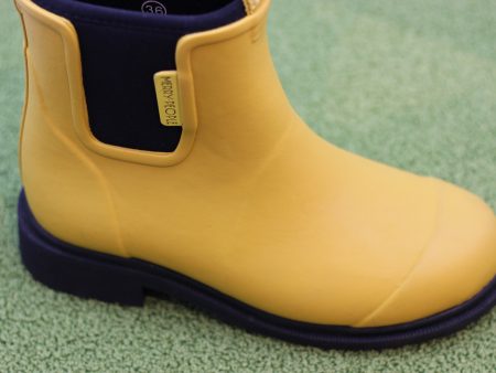 Womens Bobbi Rain Boot - Yellow Mustard Rubber Neoprene Sale