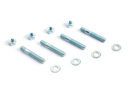 Cometic Carburetor Studs 2in Zinc Plated - Set of 4 With Washers and Nuts Hot on Sale