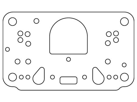 Cometic Holley Metering Block Gaskets .062in MP - 3 Circuit - 20 Pack on Sale