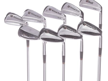 Wilson Staff FG-51 Steel Mens Right Hand Irons 3-SW Regular - Dynamic Gold R400 Hot on Sale