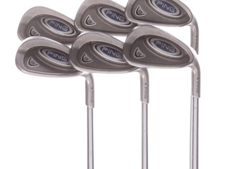 Ping i5 Mens Right Hand Steel Irons 6-SW Black Dot True Temper R - Regular For Cheap