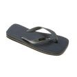 Damien Hall Flip Flops - Gun Metal (Size 8-1) Online Hot Sale