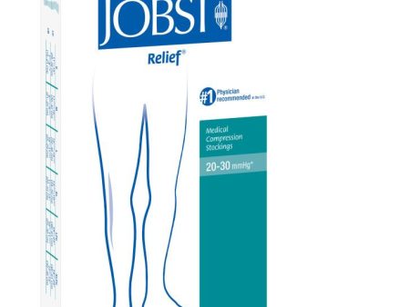 JOBST® Relief® THIGH 20-30mmHg CLOSED TOE SILICONE Cheap