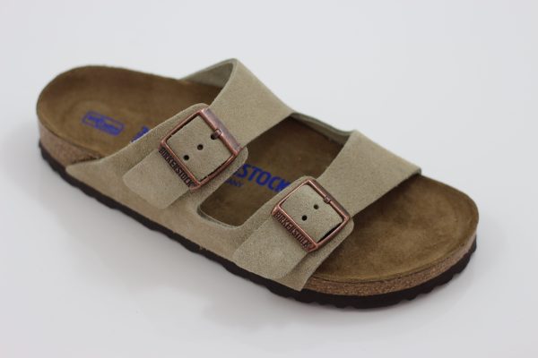 Women s Arizona Sandal - Taupe Suede Online now