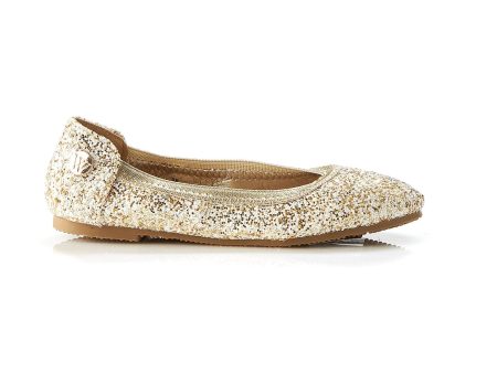 Walnut Catie Freckle Ballet in Gold Sale