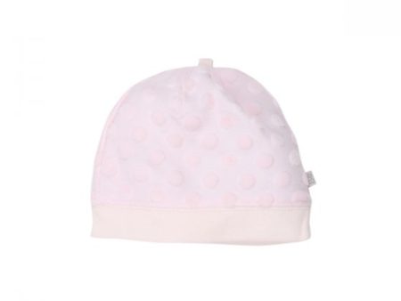 Bebe Spot Layette Beanie in Pink Fashion