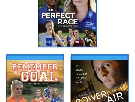 Power Of The Air, The Perfect Race and Remember The Goal - Blu-ray - 3 Pack Hot on Sale