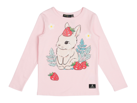 Rock Your Kid Strawbunny T-Shirt - Pink (Size 2-7) Online now